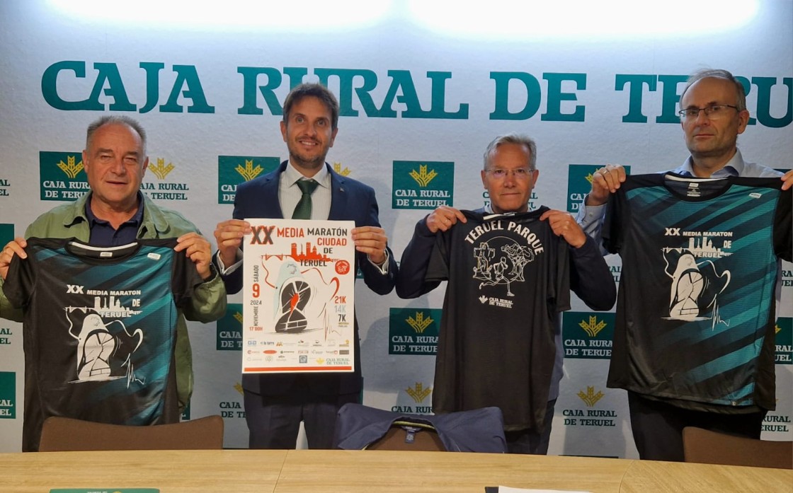 Teruel se prepara para su media maratón, que se celebrará el 9 de noviembre