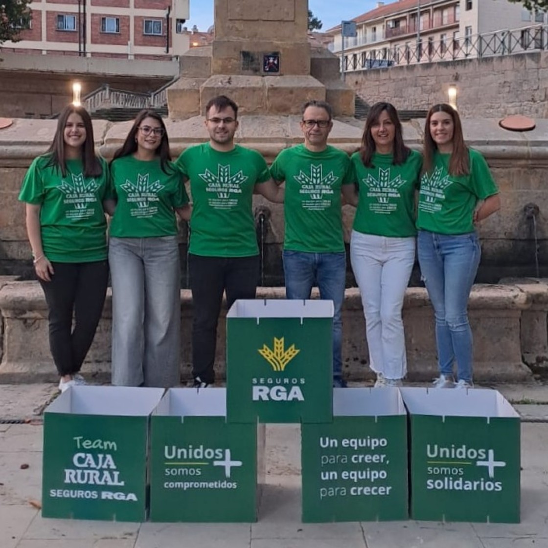 Caja Rural de Teruel y el resto de entidades del Grupo Caja Rural  celebran el Día Solidario en beneficio del derecho a la alimentación