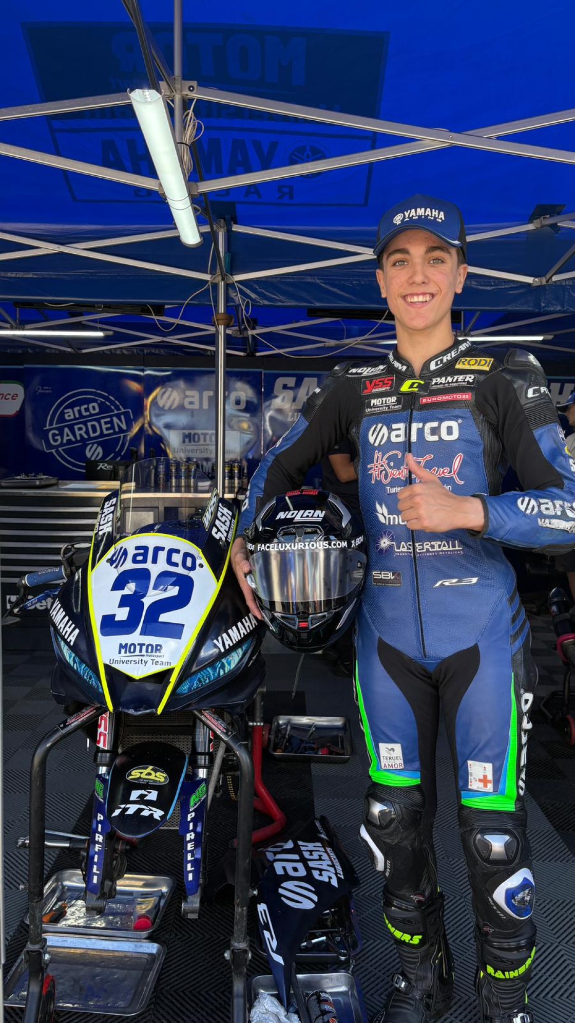 Gonzalo Sánchez debuta en Superbike invitado en Jerez