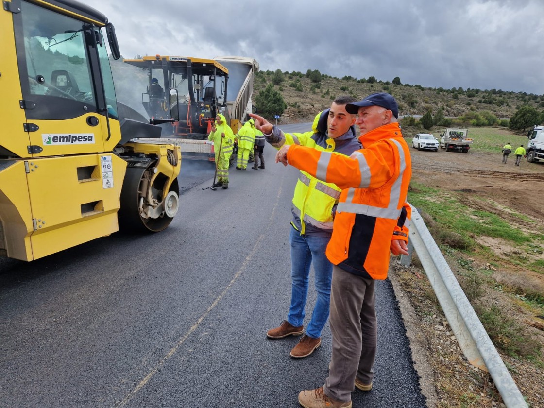 Las obras de la A-2520 en Javalambre concluirán a finales de año