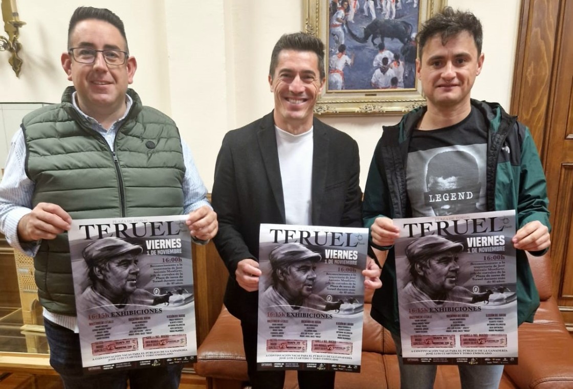 Teruel reconocerá a José Antonio Monforte en los festejos taurinos del Día de Todos Los Santos