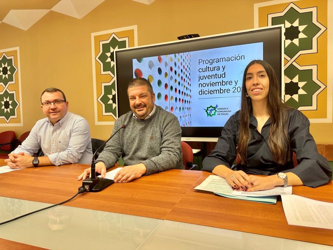 La Comarca Comunidad de Teruel presenta sus actividades para fomentar la cultura y el desarrollo juvenil