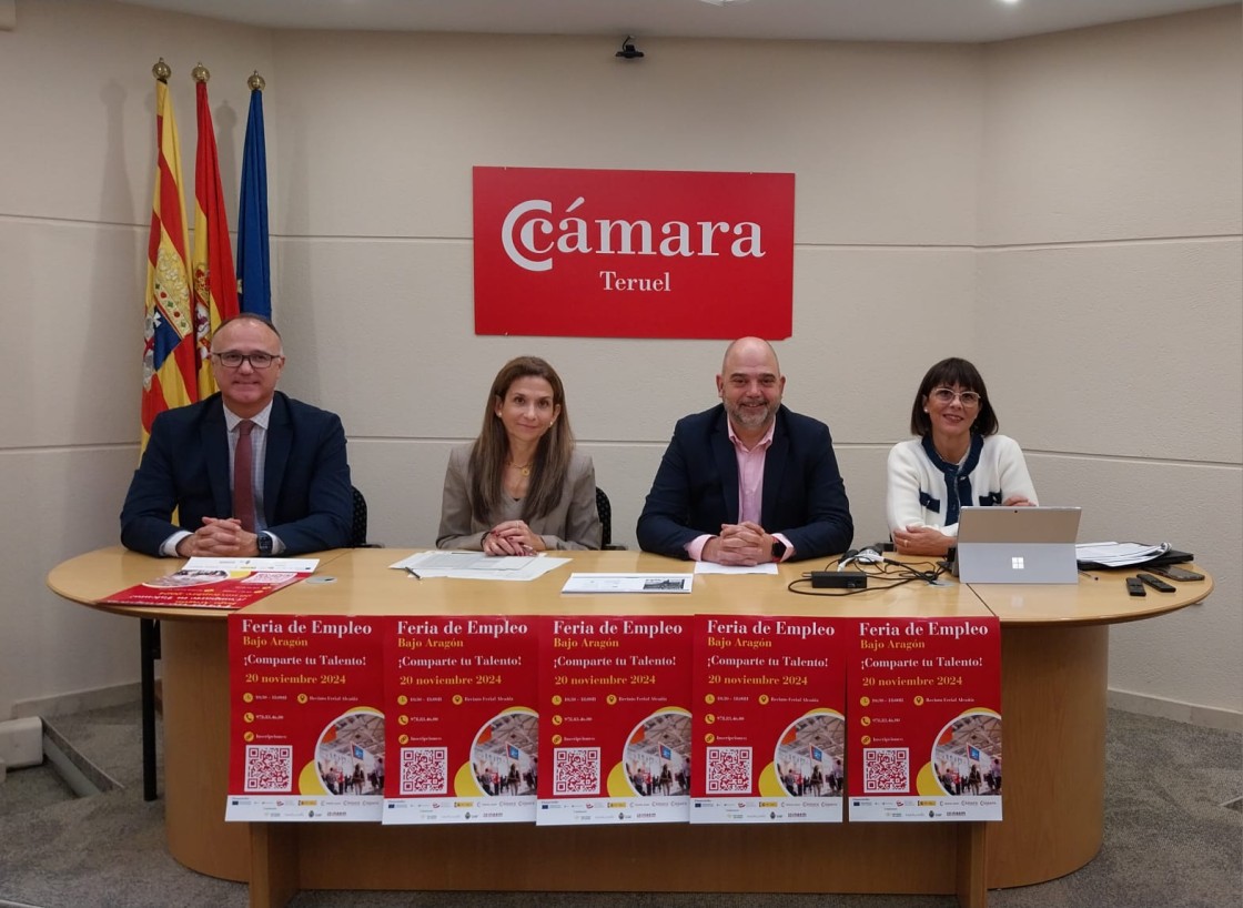 La Cámara de Comercio, Industria y Servicios de Teruel organiza la cuarta Feria de Empleo Bajo Aragón en Alcañiz