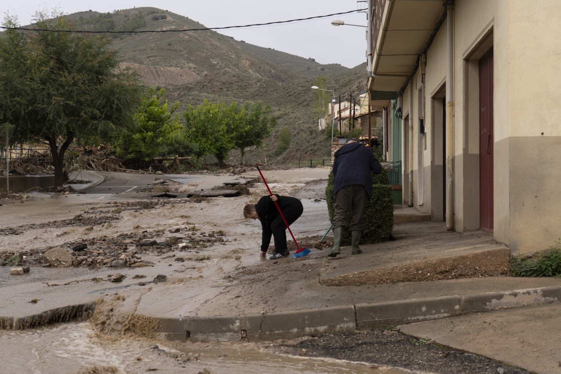 Montalbán y Sarrión recogieron en octubre un 450%  más de precipitación que la serie histórica