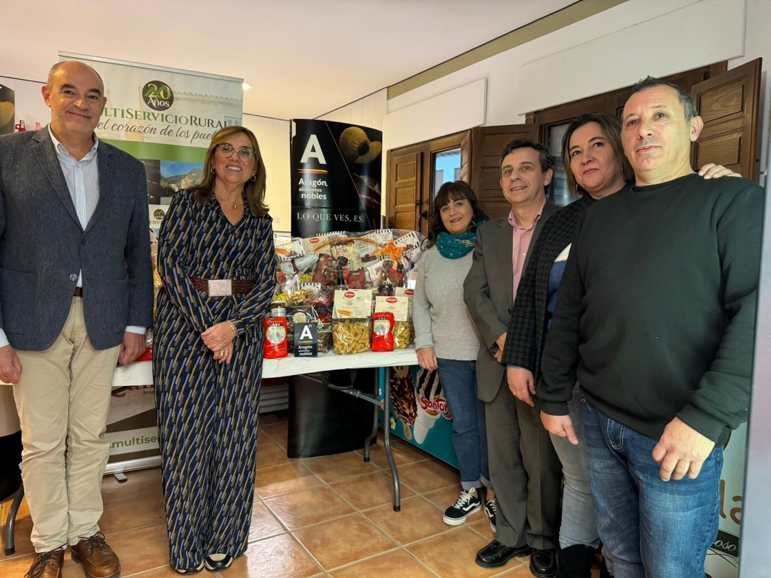 Un vecino de Nogueruelas, agraciado con el Supercarro de productos aragoneses