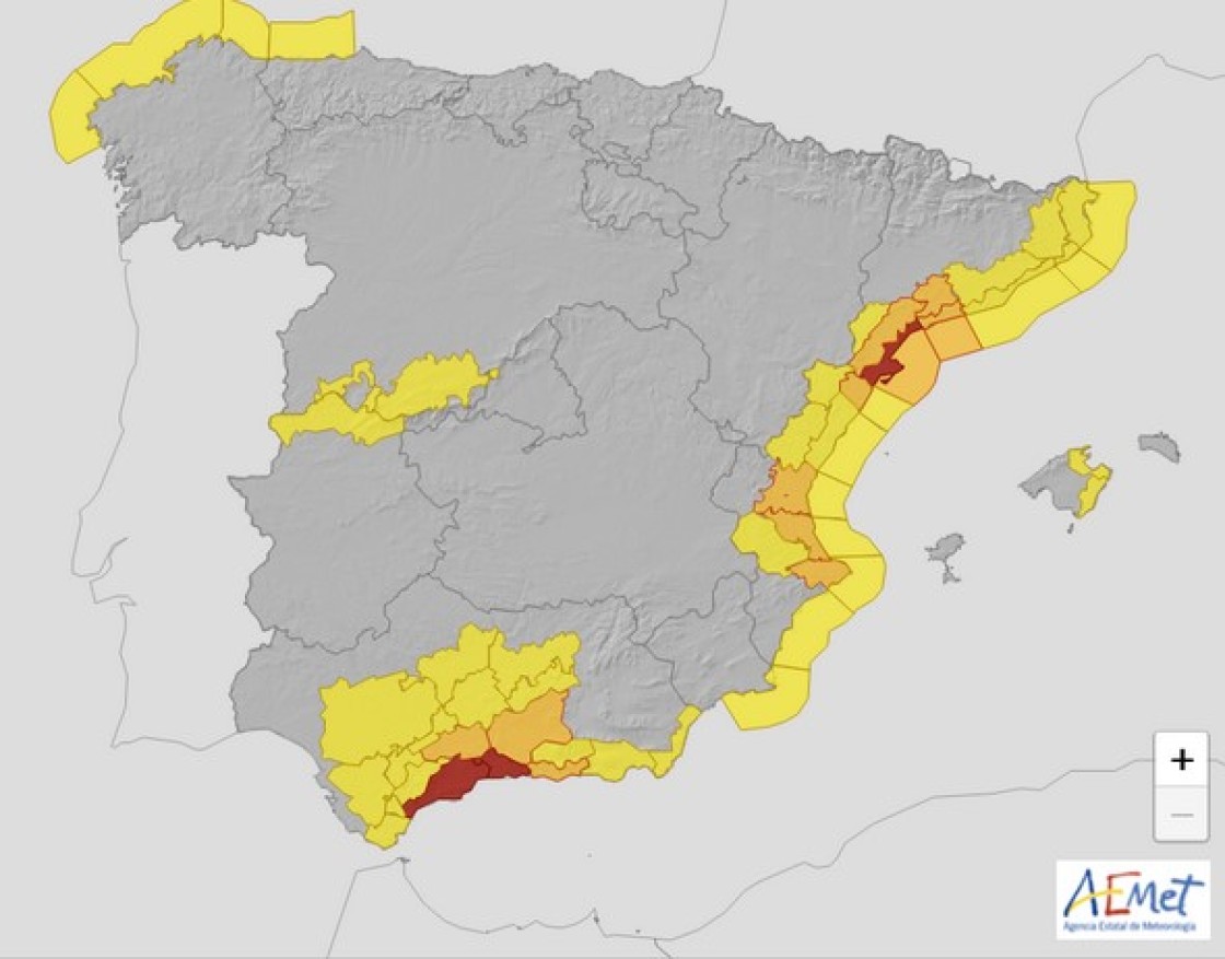 Las Comarcas de Bajo Aragón, Matarraña, Bajo Aragón-Caspe y Maestrazgo, en alerta por posibles crecidas