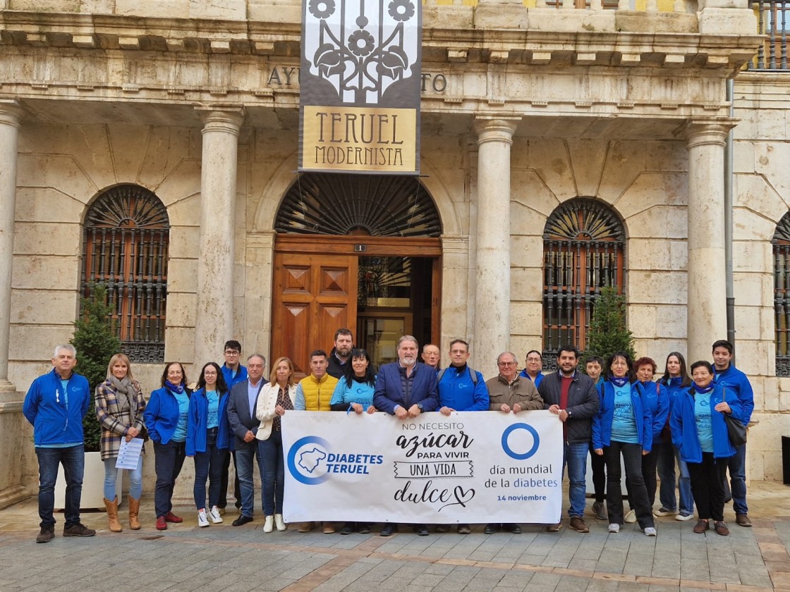 El Ayuntamiento de Teruel se suma a los actos conmemorativos del Día de la Diabetes