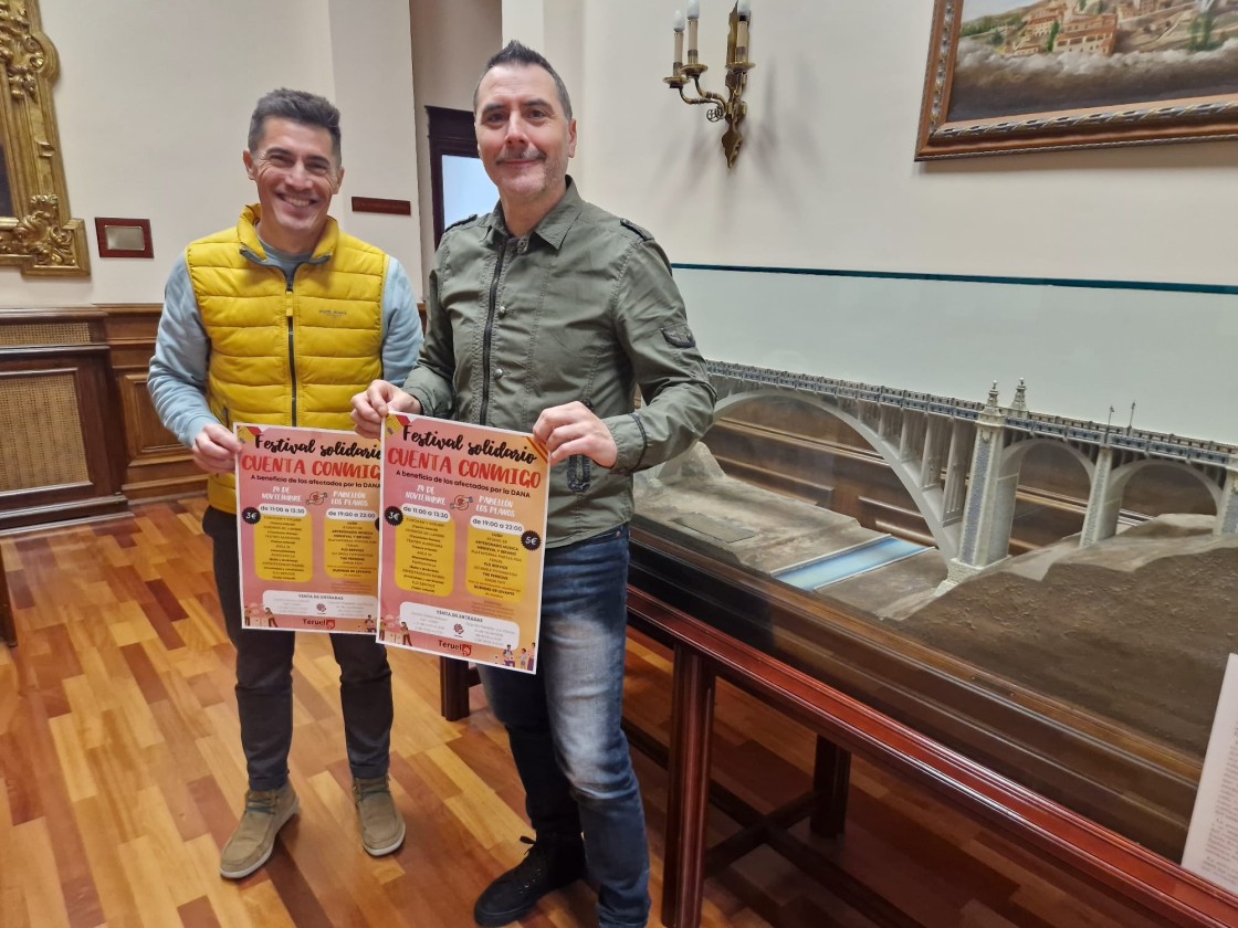 Teruel prepara el festival solidario Cuenta Conmigo a beneficio de los afectados por la dana