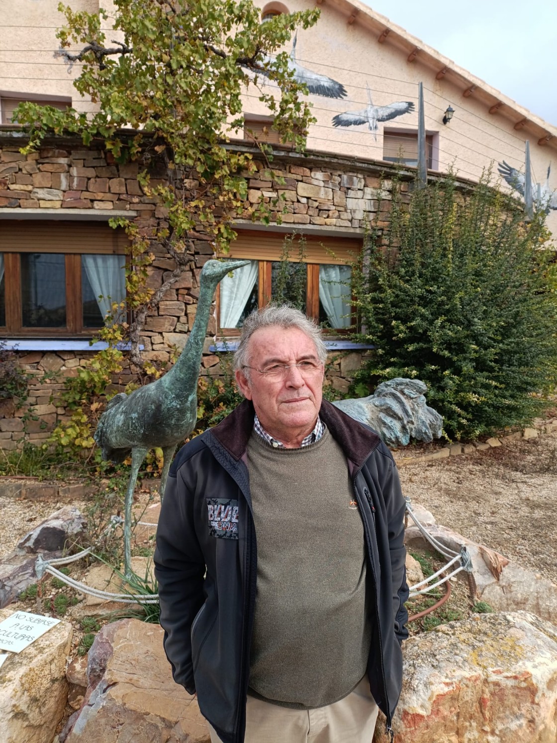 Manuel Redón, presidente del Patronato de la Reserva Natural de la Laguna Fuente de Piedra: “Los flamencos se consolidarán en Gallocanta si se mantienen las condiciones favorables para ellos”