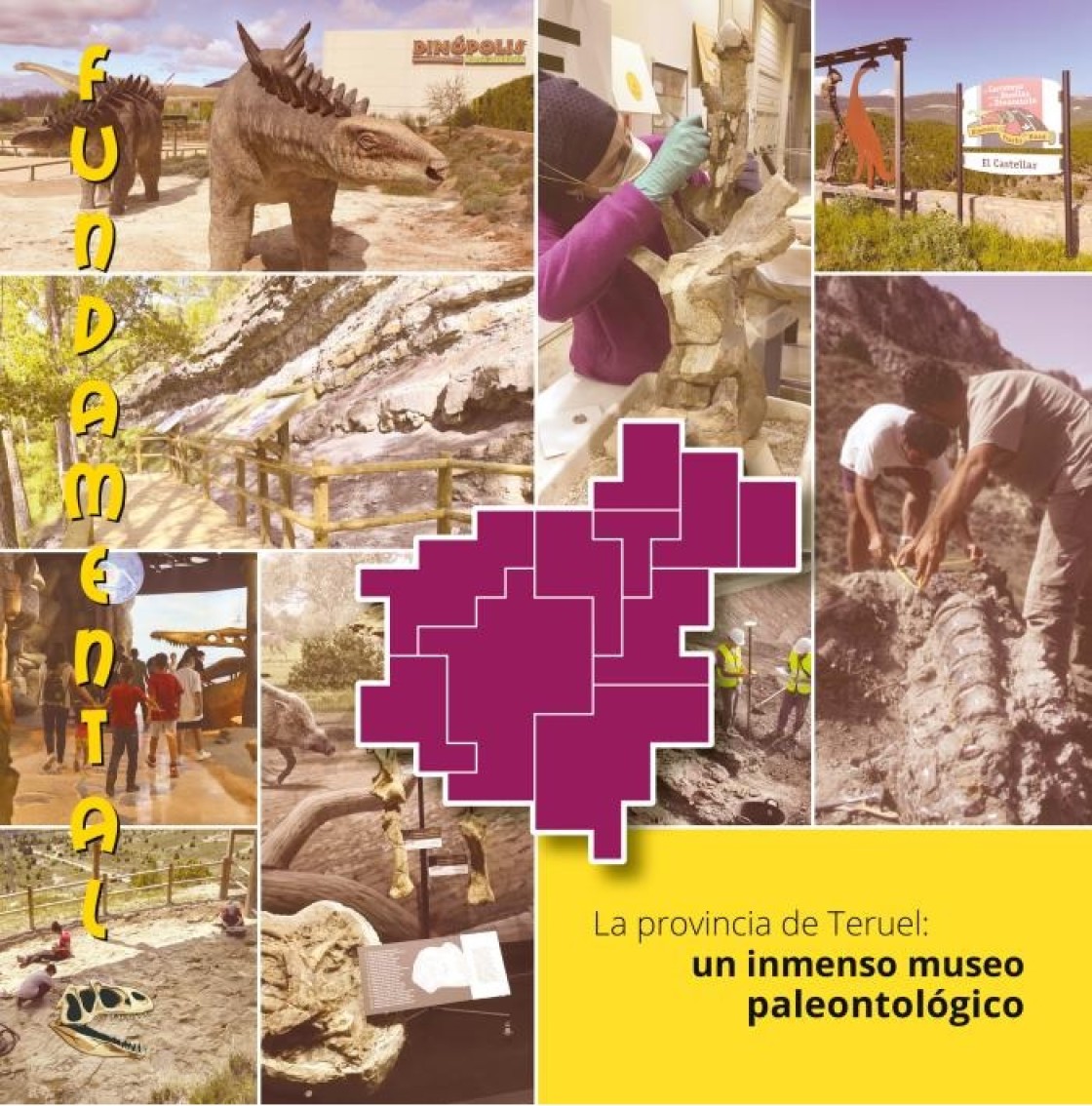 La provincia de Teruel, vista como un inmenso Museo paleontológico en la última publicación de la Fundación Dinópolis