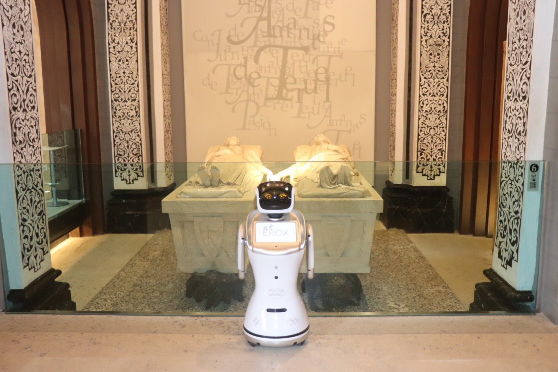 Un robot ayudará a realizar las visitas guiadas a los Amantes de Teruel