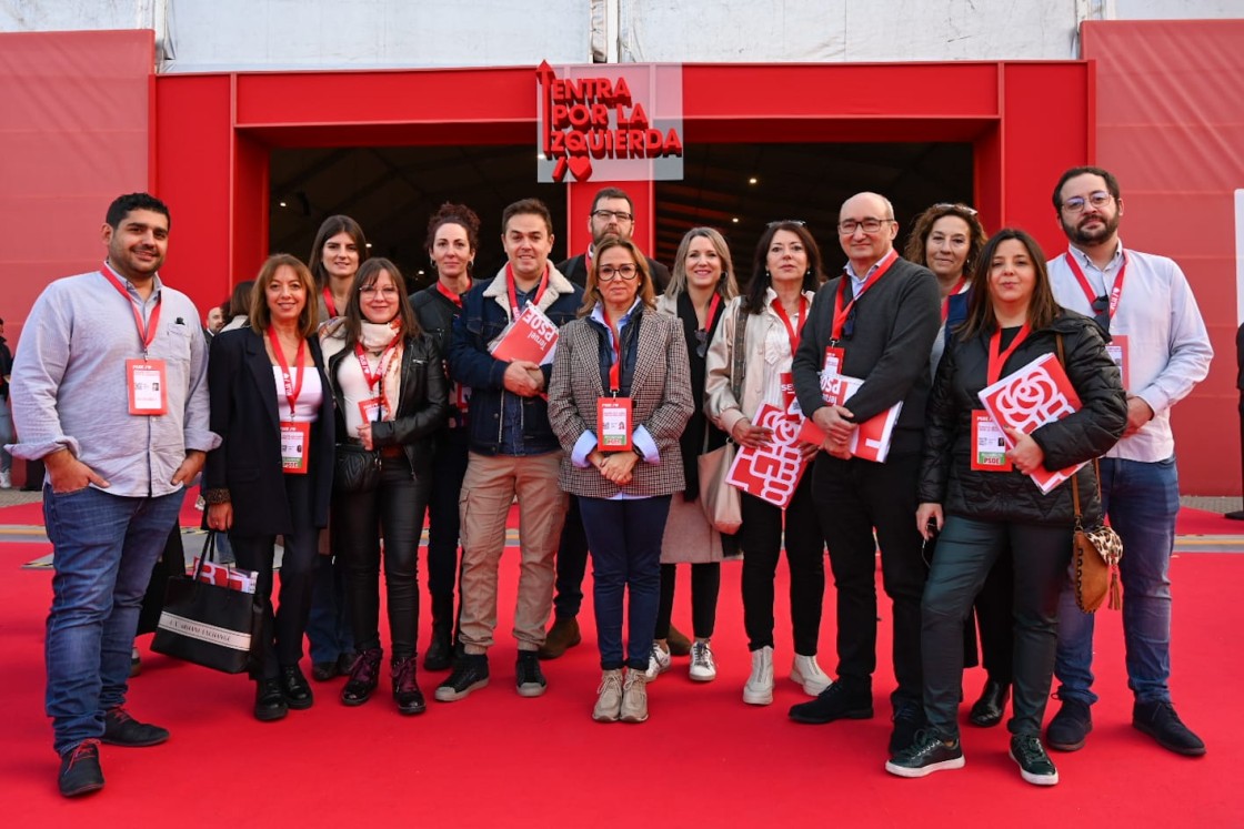 La delegación del PSOE Teruel ya está participando en el 41 congreso federal de Sevilla