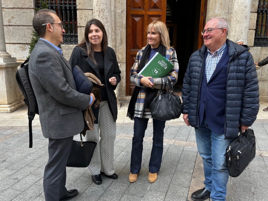 Teruel Existe cuestiona el voto en contra del PP por norma en las propuestas de los grupos de la oposición del Ayuntamiento de Teruel