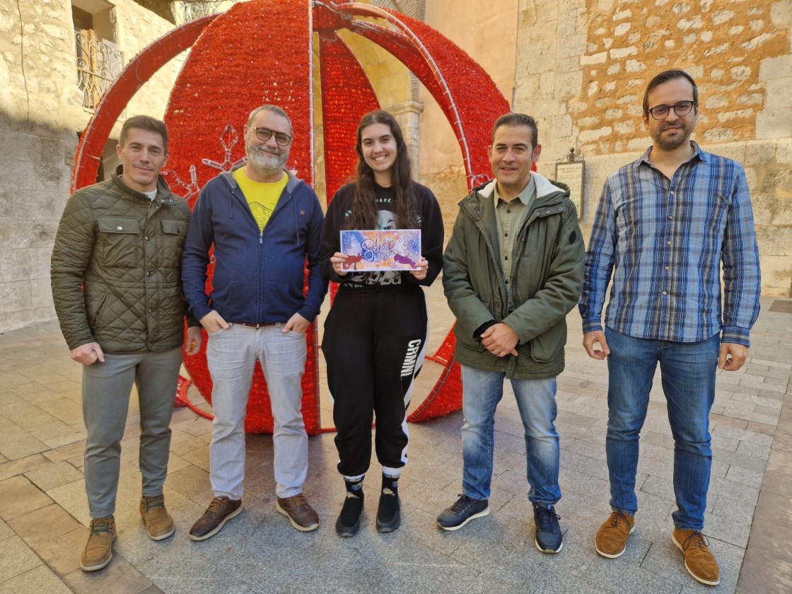 El Ayuntamiento de Teruel felicita la Navidad con una postal diseñada por una alumna de la Escuela de Arte