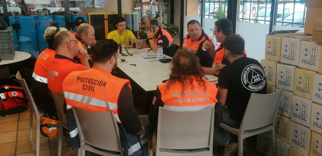 La dana activó la solidaridad en los voluntarios de la Comarca de Gúdar