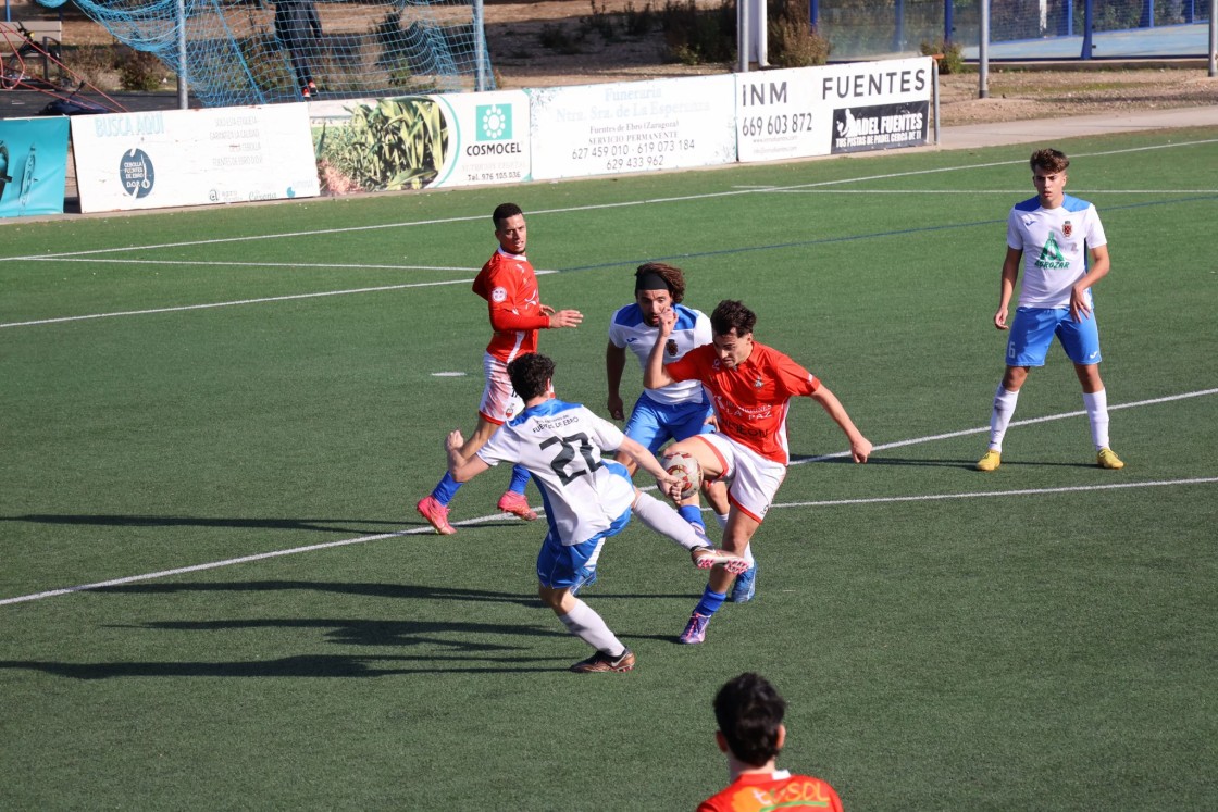 El Calamocha frena su dinámica positiva de resultados ante el Fuentes (1-0)