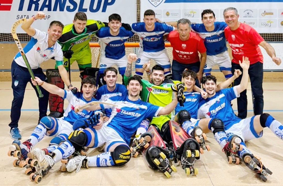 Translop Alcañiz sigue en la zona alta en la Liga Catalana de hockey patines