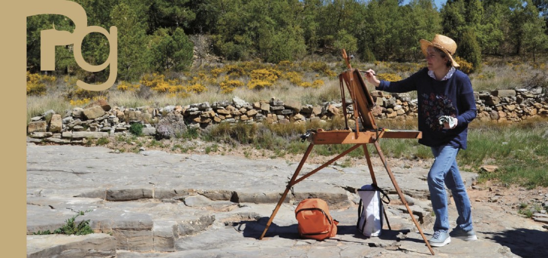 La Fundación Dinópolis edita un nuevo número de la serie Paleoguías sobre el trabajo pictórico en El Castellar