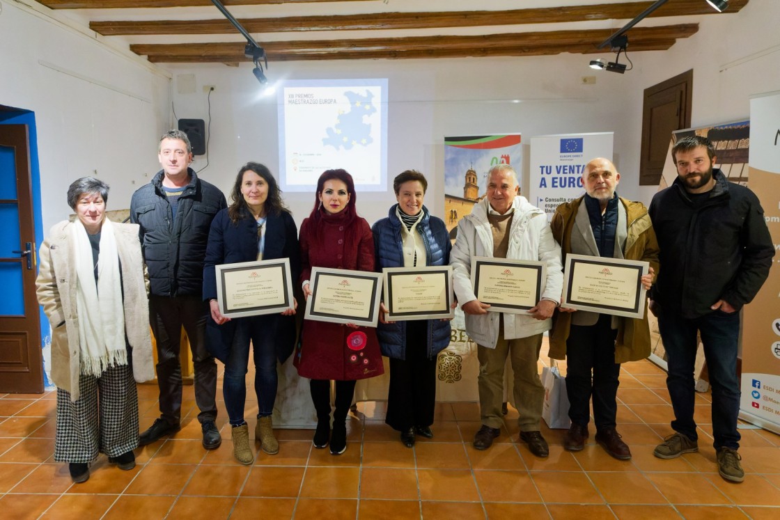 El Hotel Castellote, T-Guío, la Asociación Cultural de Mirambel, Pascual Granada y Elifio Feliz de Vargas Pastor reciben los XIII Premios Maestrazgo Europa