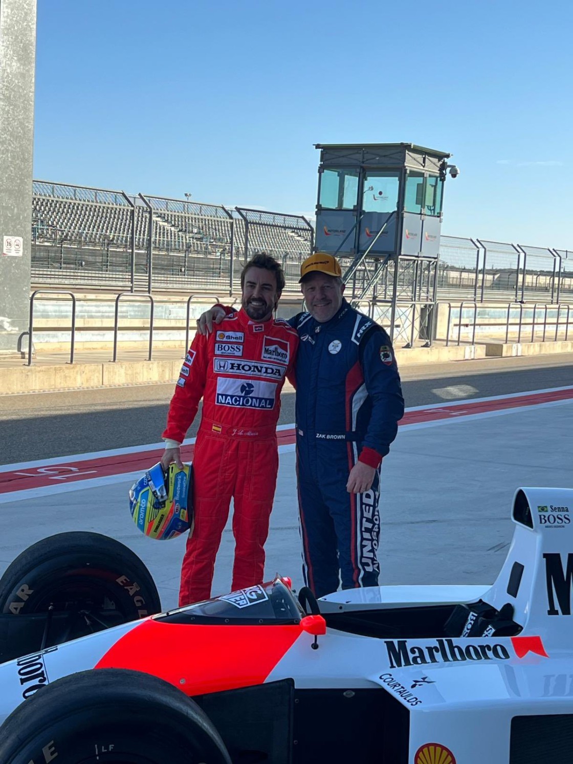 Fernando Alonso repite en Alcañiz en su postemporada de Fórmula 1