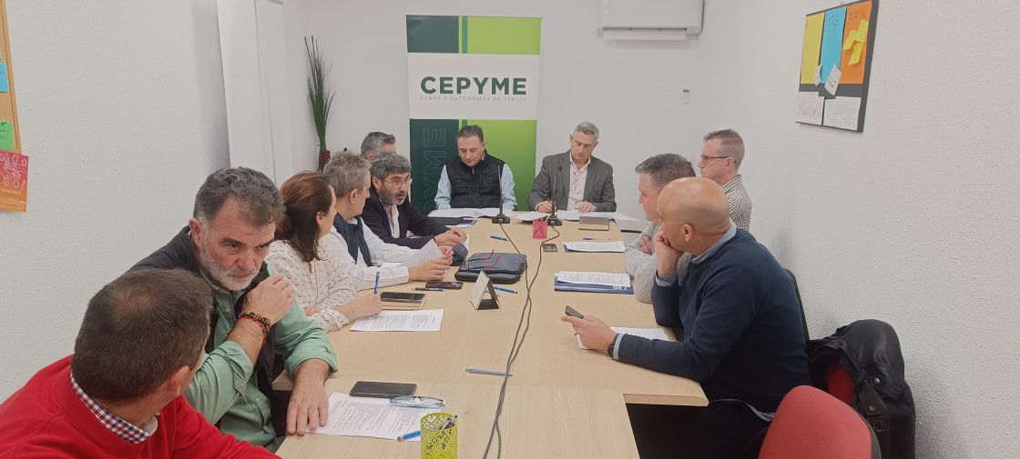 Cepyme Teruel cierra un año de reivindicaciones clave para la supervivencia de las pymes