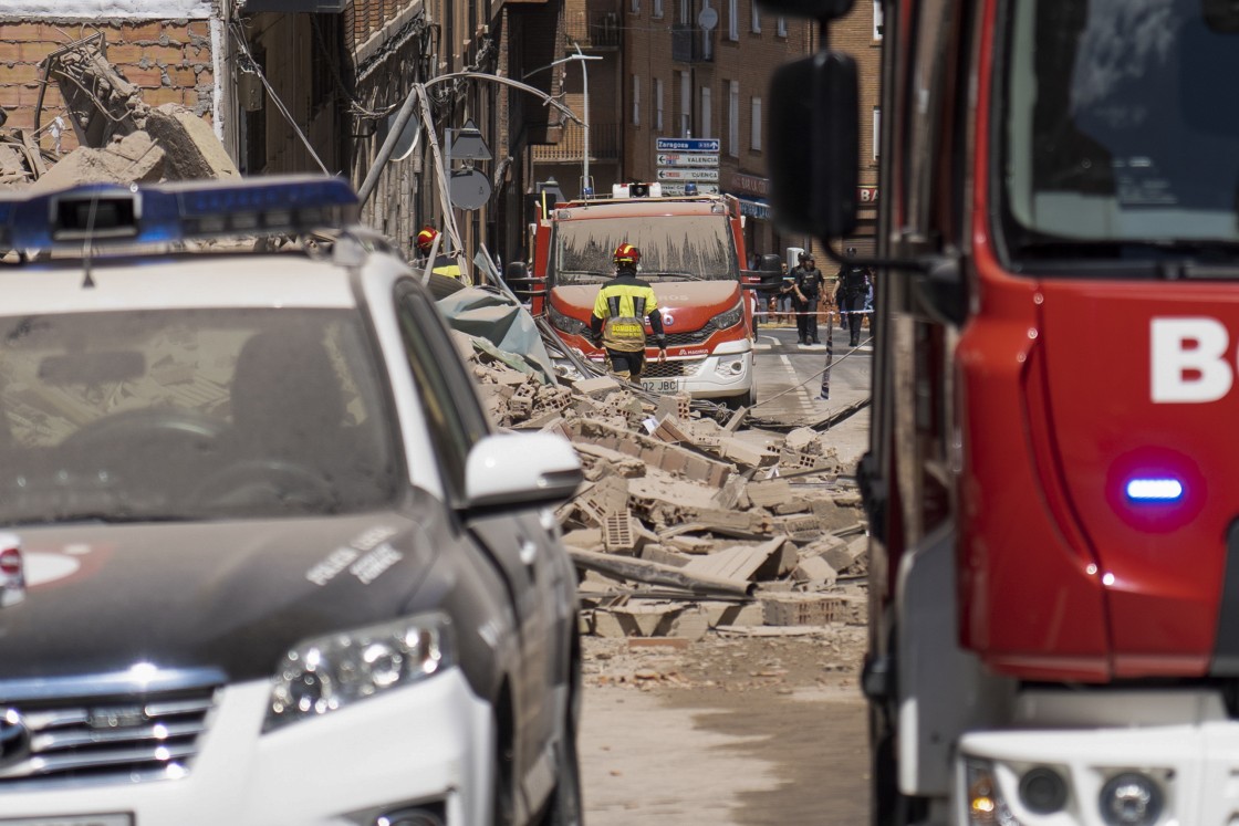 La Audiencia Nacional reconoce la Orden del Mérito Policial a un agente de Teruel que ayudó en el derrumbe del edificio de la calle San Francisco