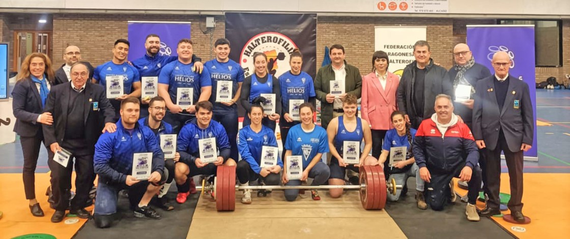 Raúl Usón y Jenifer Aroca se llevan la I Copa de Aragón de halterofilia celebrada en Alcañiz