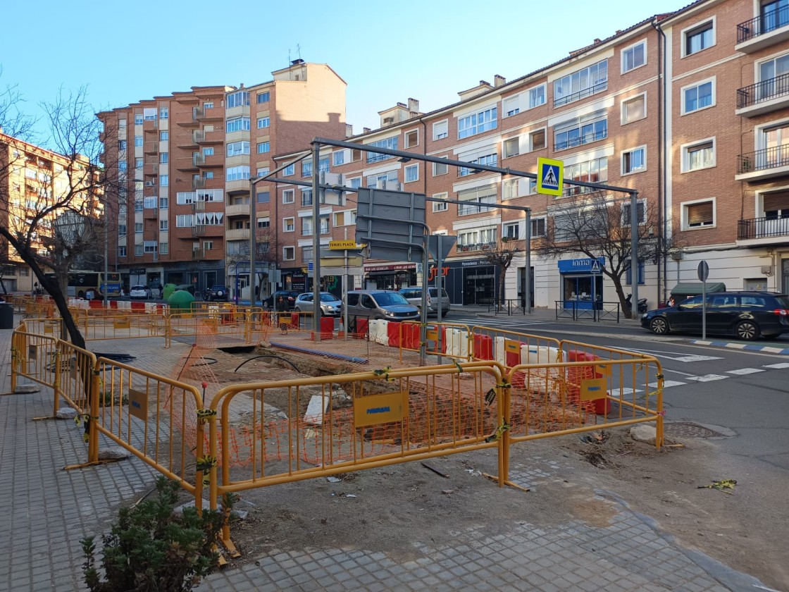 Las obras de la avenida Sagunto obligan a cortar un nuevo tramo de la vía a partir del lunes