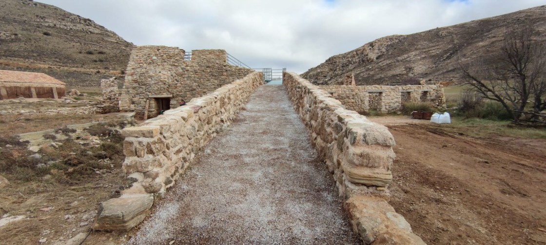 La Comarca del Jiloca da por concluidos  los trabajos de recuperación  de las Salinas de Ojos Negros