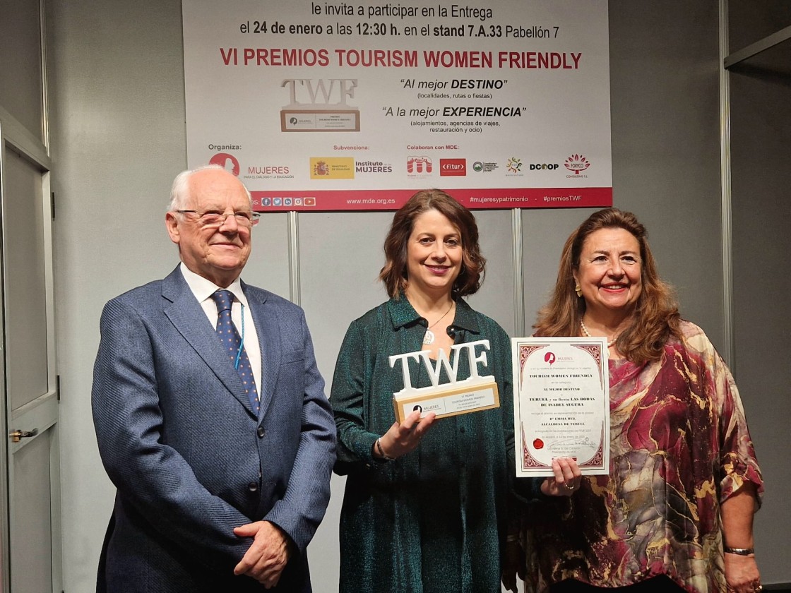 La Asociación de Mujeres para el Dialogo y la Educación concede a Teruel el Premio al mejor destino Turístico