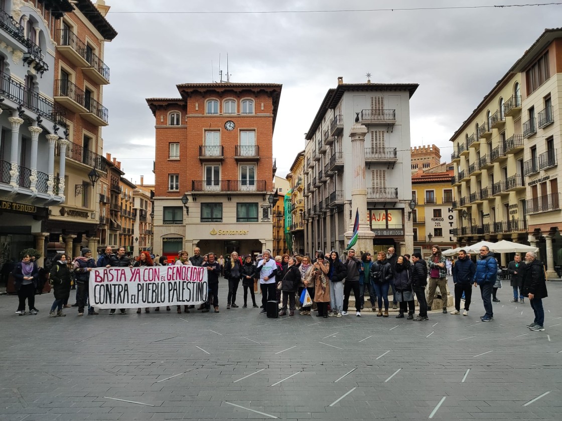 La Asamblea Antibelicista de Teruel exige “una solución justa” para Palestina