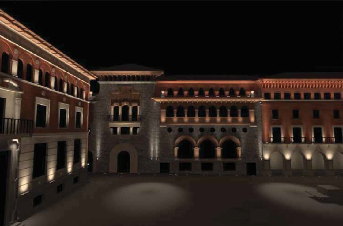 El video mapping sobre los Amantes  se proyectará en la plaza San Juan