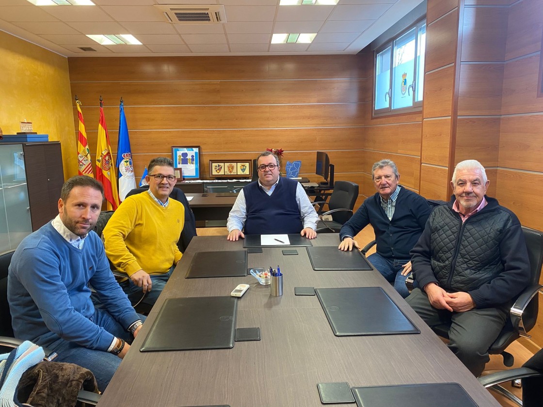 La Federación recibe al recién investido presidente del Teruel