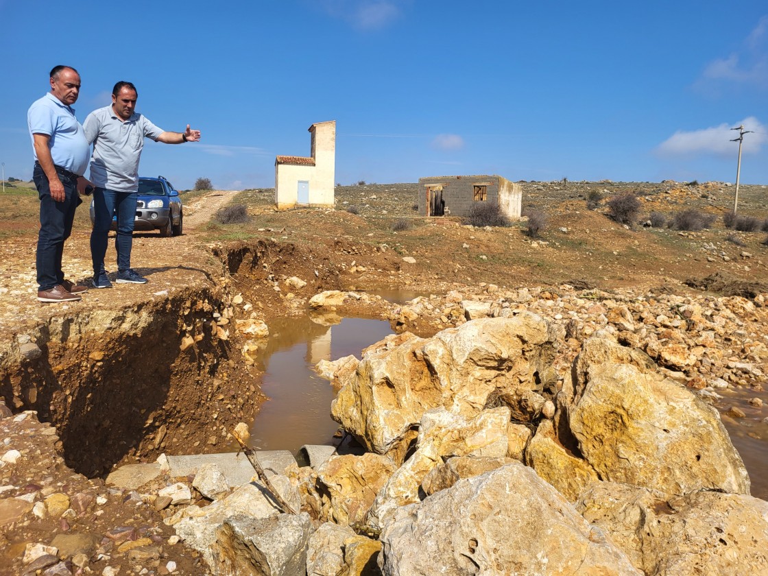 Las actuaciones extraordinarias por las tormentas elevan la inversión de la DPT en caminos rurales a más de dos millones de euros