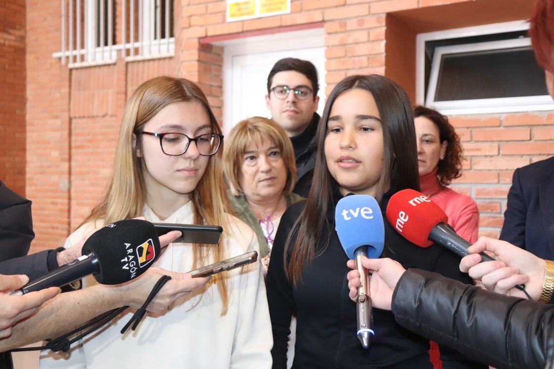 Los alumnos del IES de Masanasa ya disfrutan del programa Entorno Aragón en Teruel