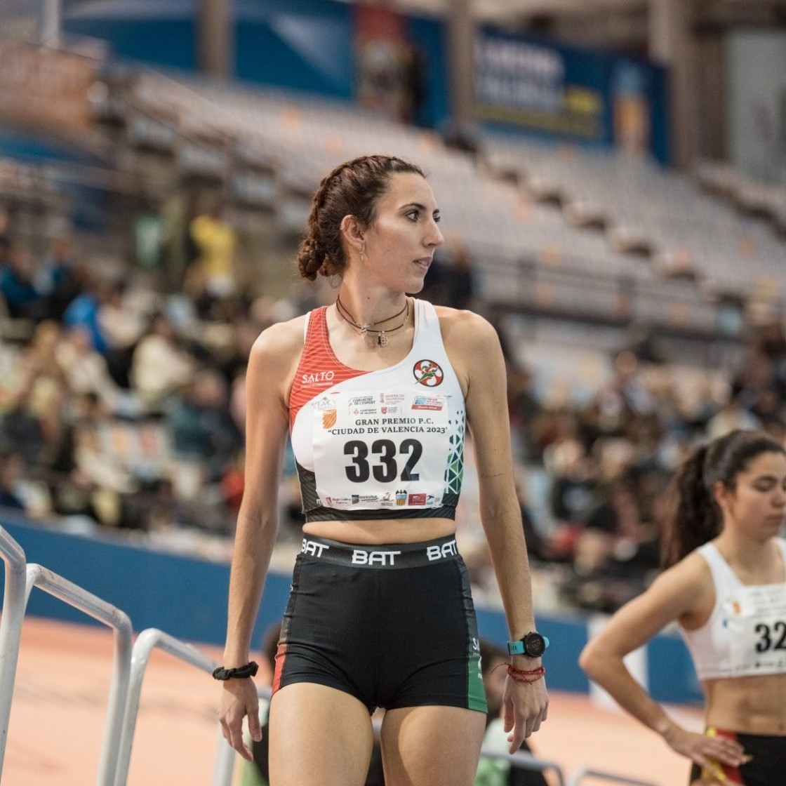 Elena Martín, nueva campeona de Aragón de atletismo Short Track en medio fondo