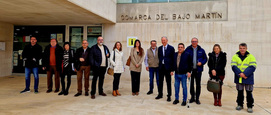 El Instituto Aragonés del Agua concluye las obras de emergencia para garantizar el abastecimiento de agua potable en la comarca del Bajo Martín