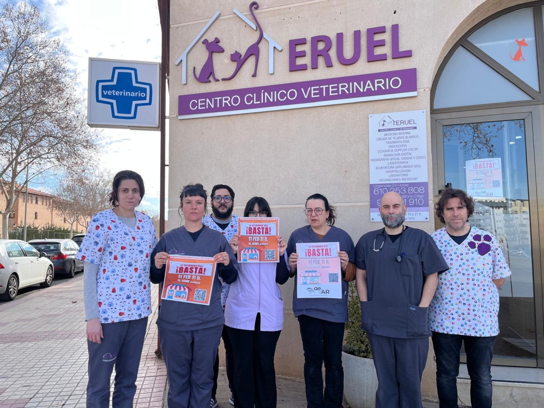 Todos los veterinarios de Teruel protestan en contra del decreto sobre el uso de antibióticos