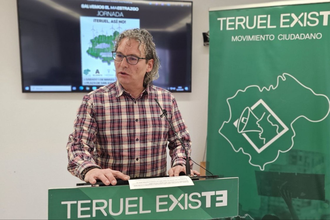 El movimiento ciudadano Teruel Existe convoca la Jornada 'Salvemos el Maestrazgo, Teruel Así no' por las macro renovables