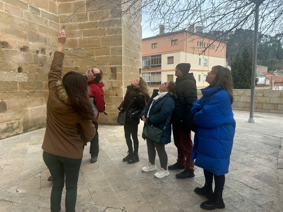 Hasta 170 personas descubren la Torre Gótica de Alcañiz durante la semana de La Concordia