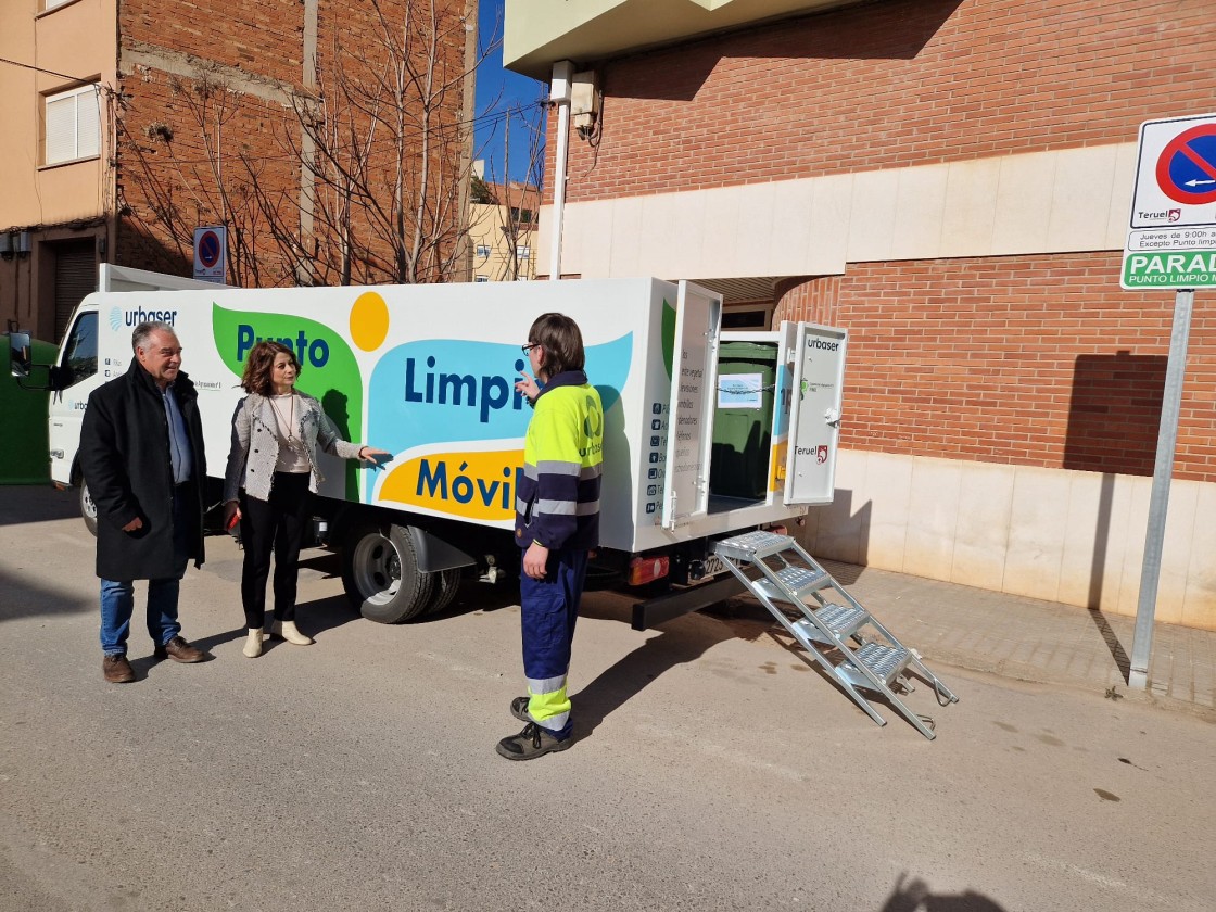 Ya está en marcha un nuevo servicio de Punto Limpio Móvil en Teruel capital y sus barrios