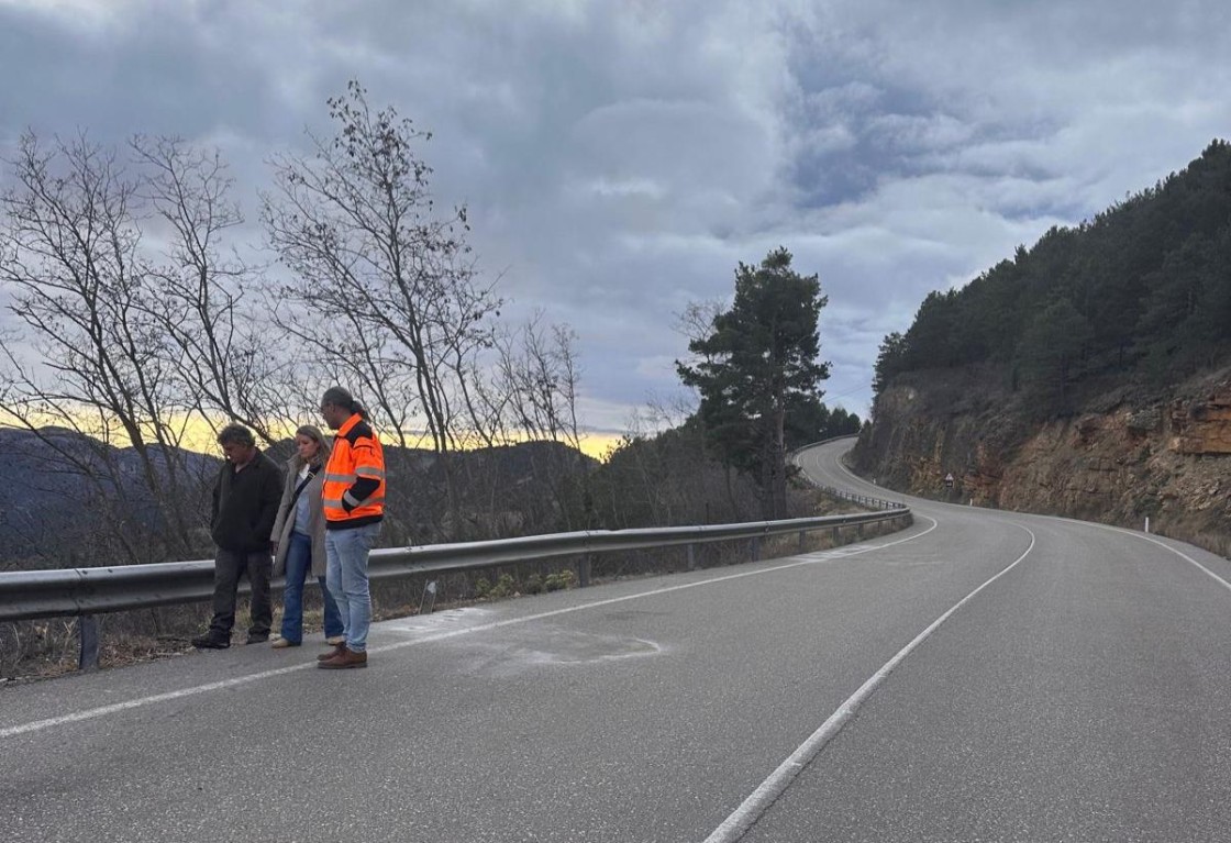 La Dirección General de Carreteras abordará varias mejoras para mejorar la seguridad en la A-1701 en Linares de Mora