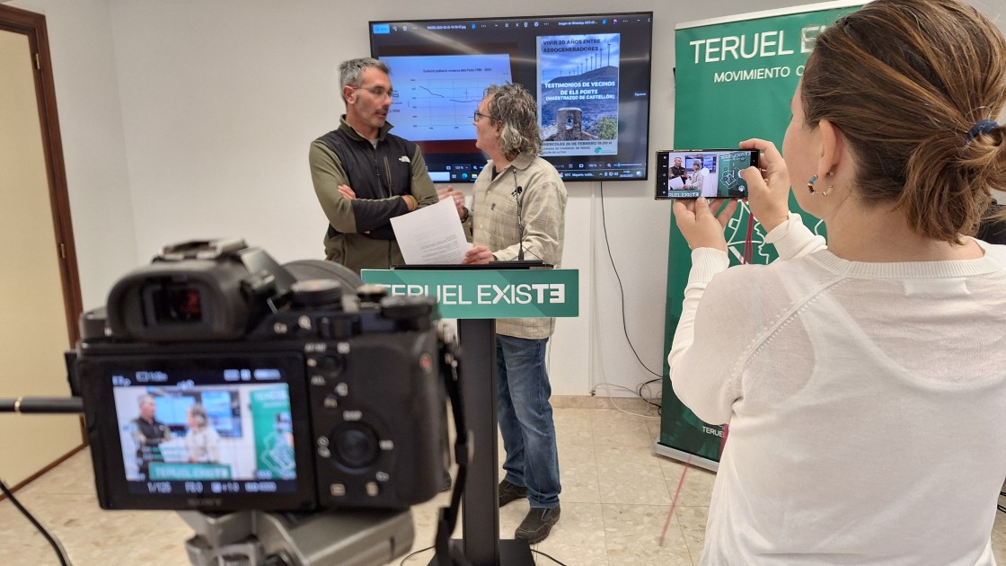 El movimiento ciudadano Teruel Existe convoca a una jornada contra las macro renovables