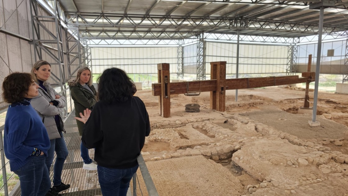 La Villa Romana de la Loma del Regadío en Urrea de Gaén luce renovada tras los trabajos del Museo Provincial