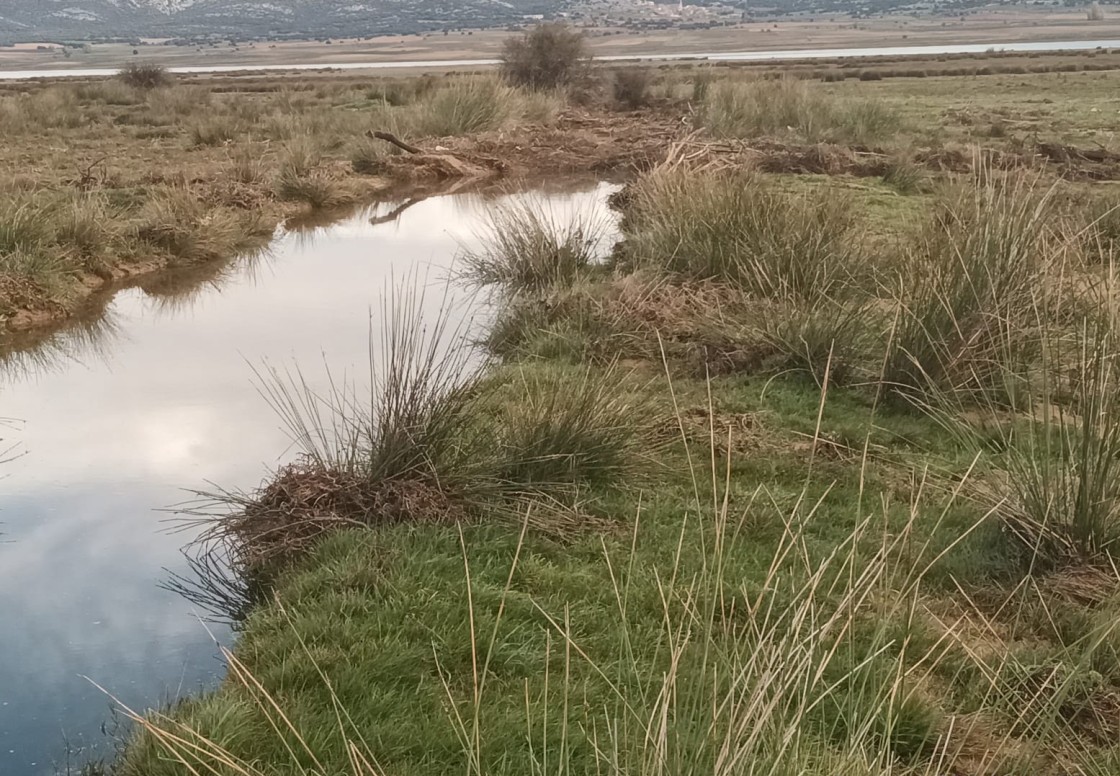 Alertan de un tapón tras la dana en la rambla de los Pozuelos, en Bello