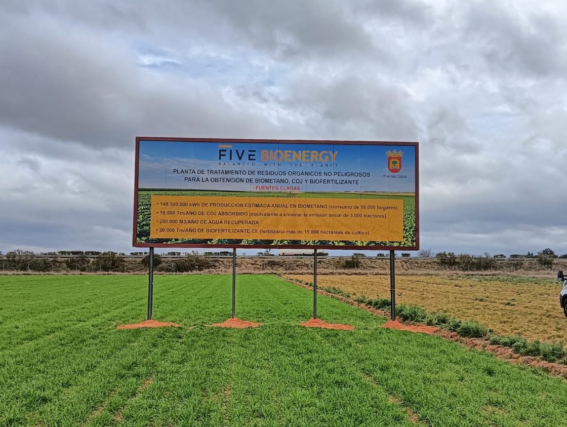 Primeros movimientos en la parcela  de biogás de Fuentes Claras Bioenergy