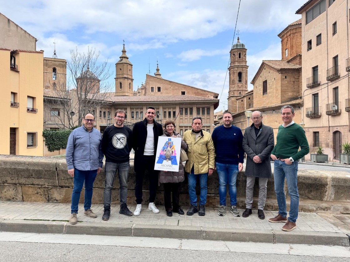 100 años de la Soledad, cartel final de la Semana Santa de Alcañiz 2025