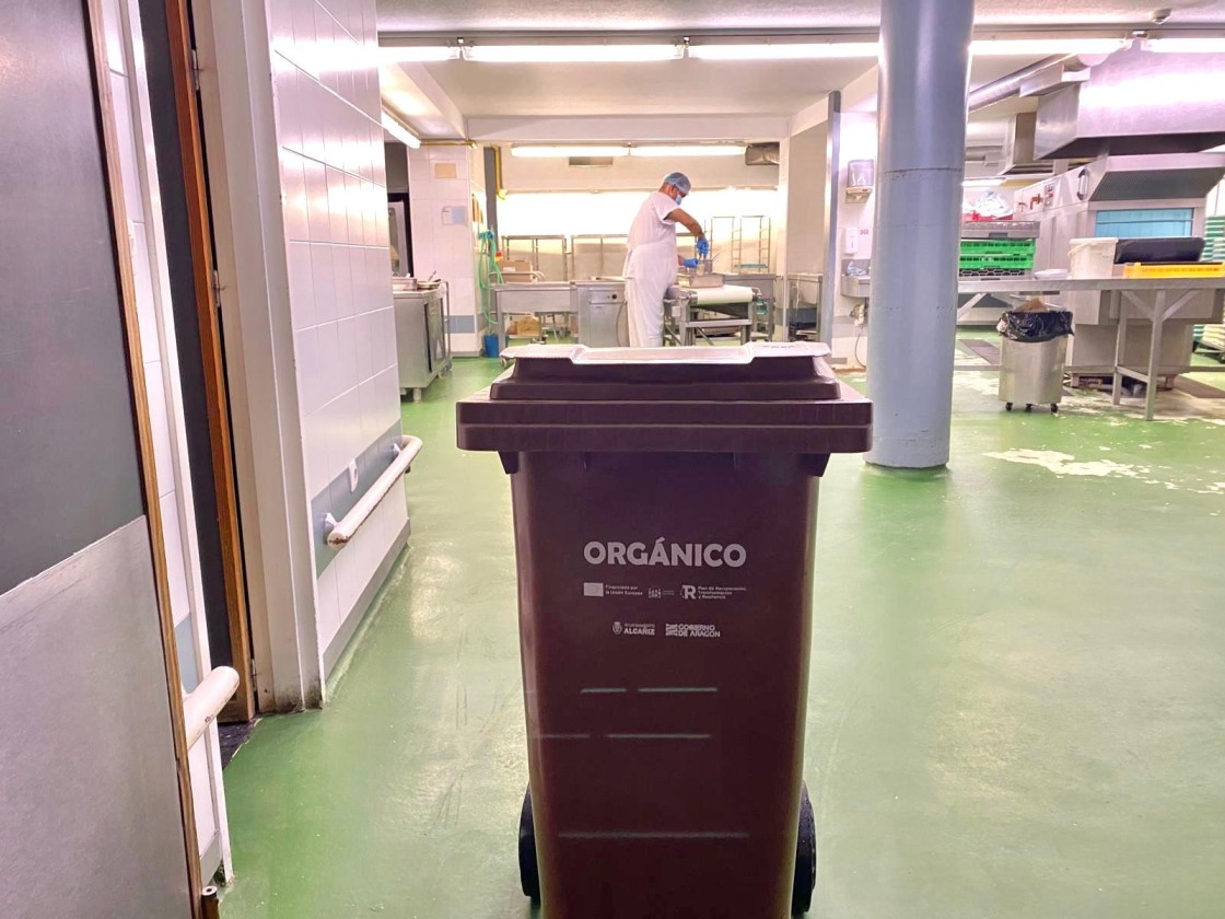 Alcañiz inicia el viernes la recogida de la basura orgánica de los grandes generadores