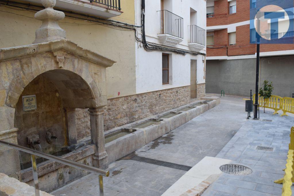Alcorisa restaura el entorno de la fuente Cura Aguilar, inaugurada anoche
