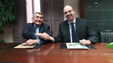 Caja Rural sigue apoyando 
al Jamón de Teruel con una subvención de 5.000 euros